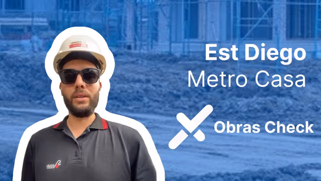 Depoimento em vídeo do Est. Diego, Obra Metro Casa